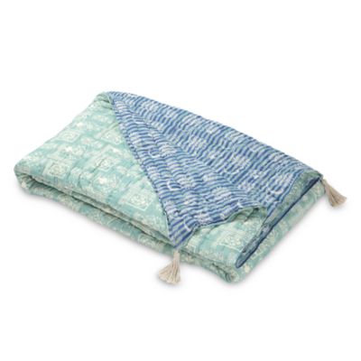 Jade Handcrafted Cotton Quilt, King