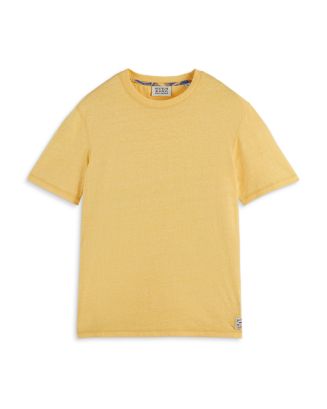 Scotch and Soda Mens Melange Regular Fit T-shirt in Infinity