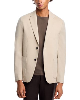 Clinton Slim Fit Unstructured Sport Coat in Grid Suiting