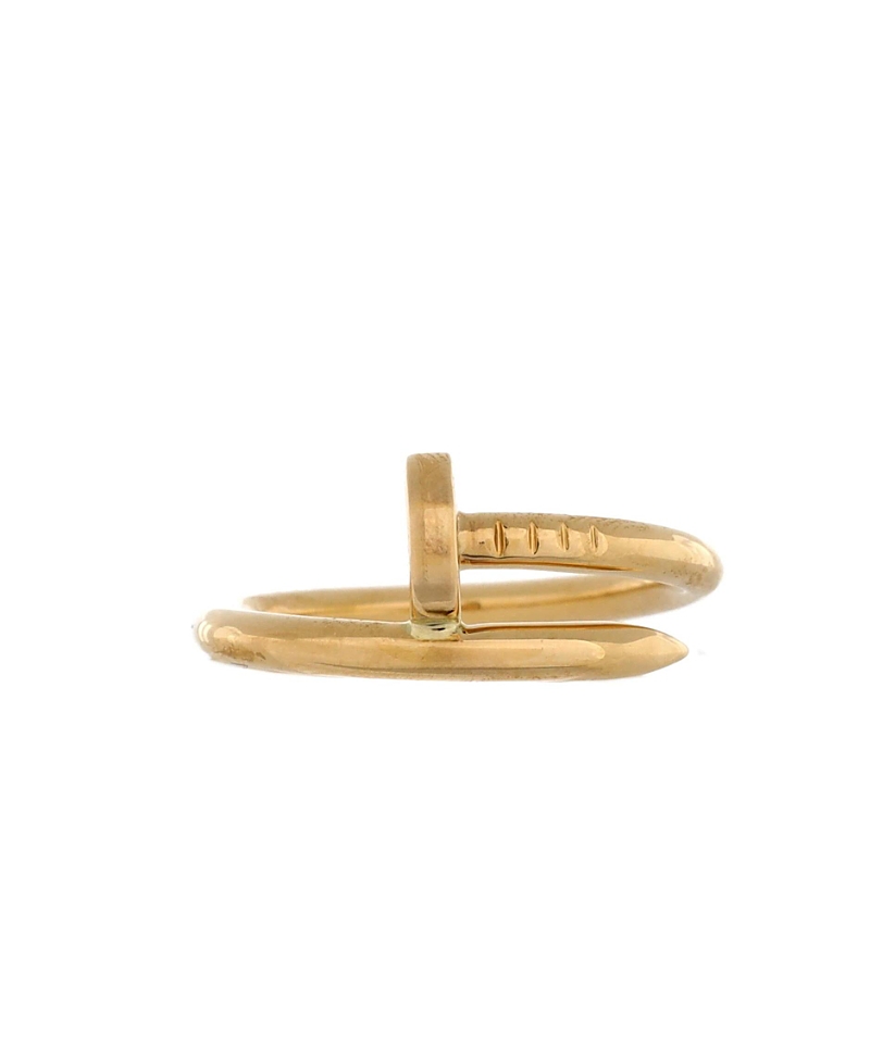 Pre-owned Pre-owned Cartier Cartier Juste Un Clou Ring 18k Gold