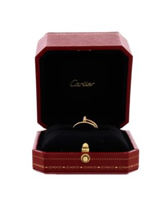  Small Juste un Clou Ring 18K Gold and Diamonds
