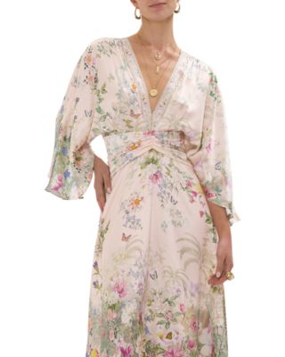 Petal Sleeve Long Dress