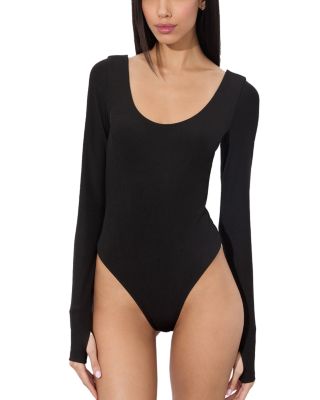 Alice and Olivia - Rhys Ballet Scoop Neck Bodysuit
