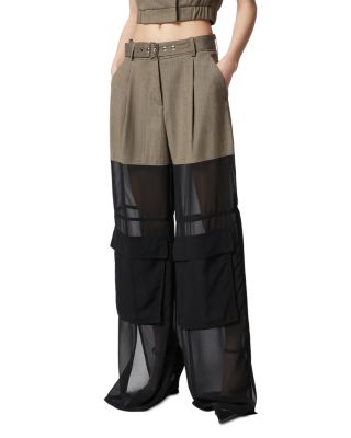 PINKO - River Mixed Media Pants