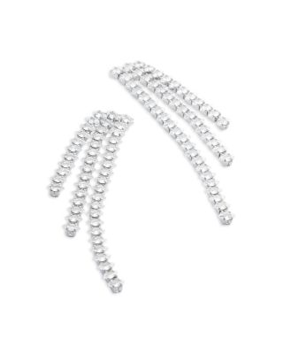 Strass Three Row Earrings - Exclusive