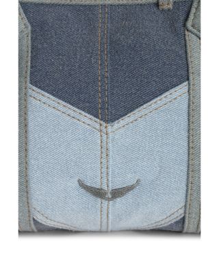 Sunny Moody Denim Patchwork Crossbody