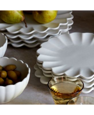 Dhalia Stoneware Dinner Plate, Set of 4