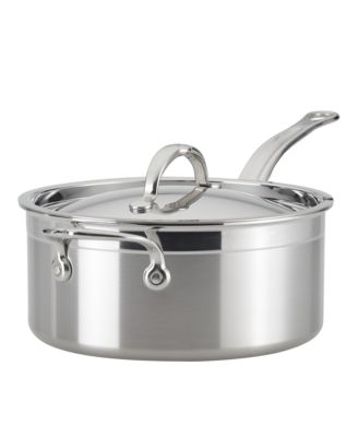 Hestan - ProBond™ 4 Quart Forged Stainless Steel Saucepan with Lid