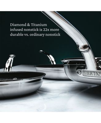 ProBond&amp;reg; Forged 2-Piece Professional Clad Stainless Steel Skillet Set with TITUM&amp;reg; Nonstick (8.5 &amp; 11-Inch)