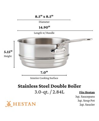 Provisions 3-Quart Stainless Steel Double Boiler Insert