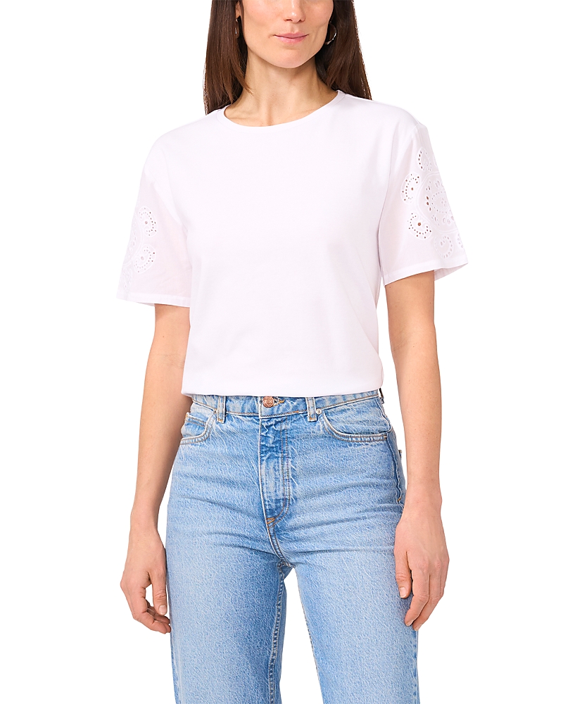 VINCE CAMUTO EMBROIDERED TEE