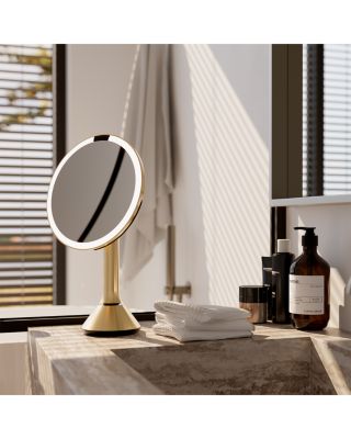 8" Sensor Makeup Mirror, 5x Magnification & Adjustable Brightness