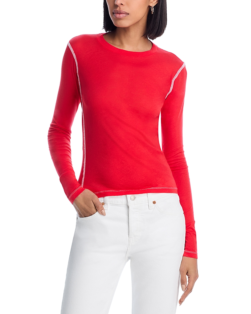 Re/Done Semi Sheer Cotton Tee