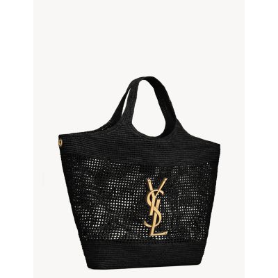 Icare Maxi Tote Bag in Raffia