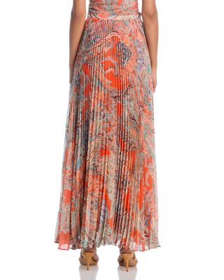 Torin Pleated Maxi Skirt