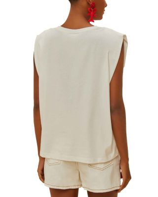 Cross Stitch Flowers Tee