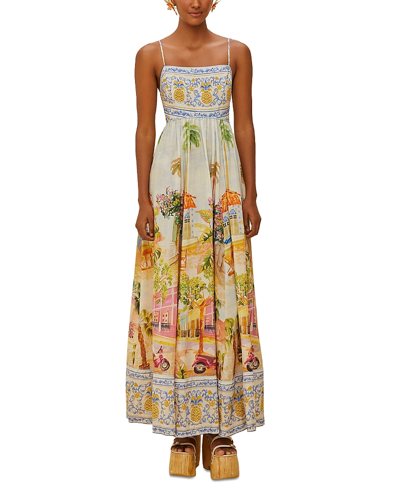 Farm Rio Multicolor Aracati Maxi Dress In Multi