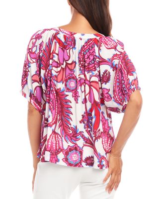 Paisley Print Blouse