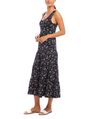 Floral Tiered Midi Dress