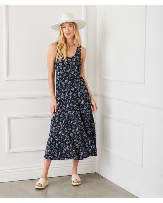 Floral Tiered Midi Dress