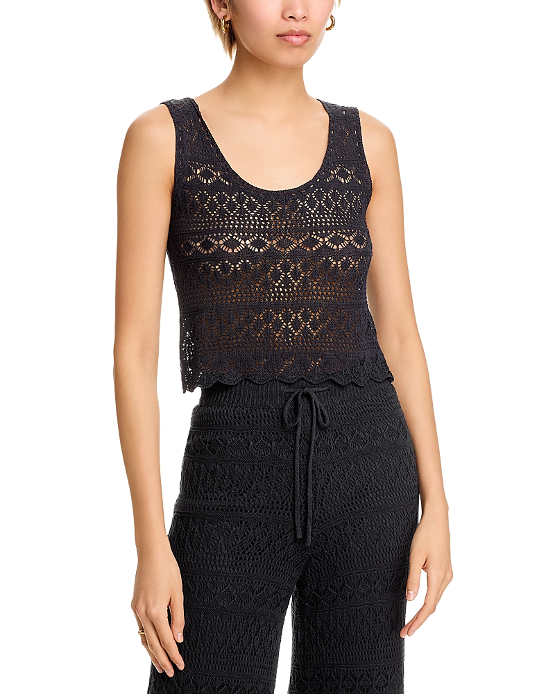 Aqua Klein Crochet Tank Top - Exclusive