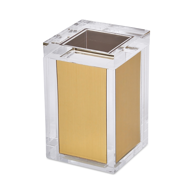 Tizo Lucite Canister With Lid In Gold
