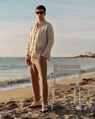 Bo Linen Regular Fit Drawstring Pants