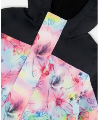 Girls' Printed Butterflies Mid-Season One-Piece Outerwear- Little Kid