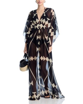 Garden Maxi Dress Swim Cover-Up