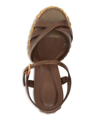 Women&#39;s Keefa Straw High Heel Platform Sandals