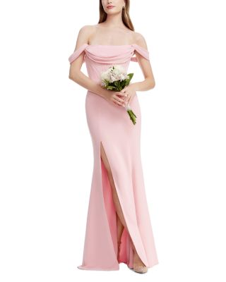 Melania Off-the-Shoulder Gown
