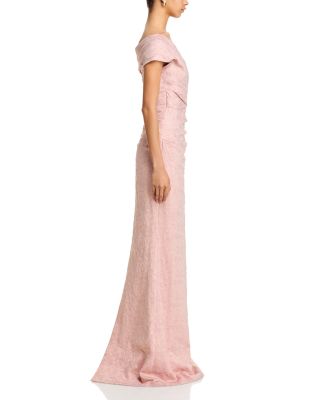 Metallic Jacquard Gown