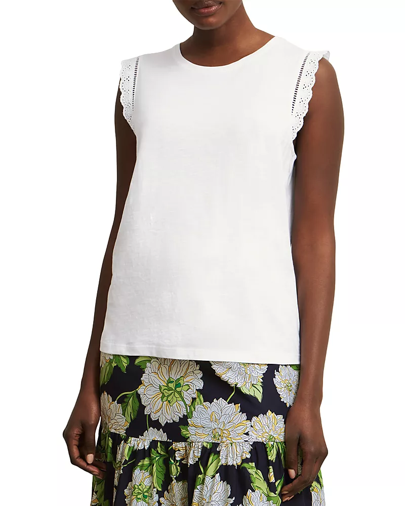 Hobbs London Leia Embroidered Top