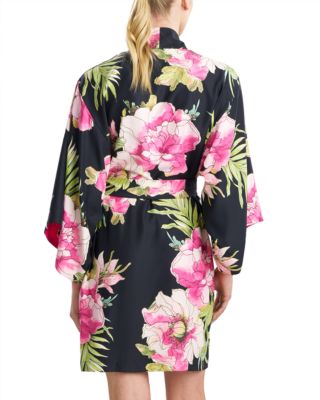 Sonomi Floral Wrap Robe