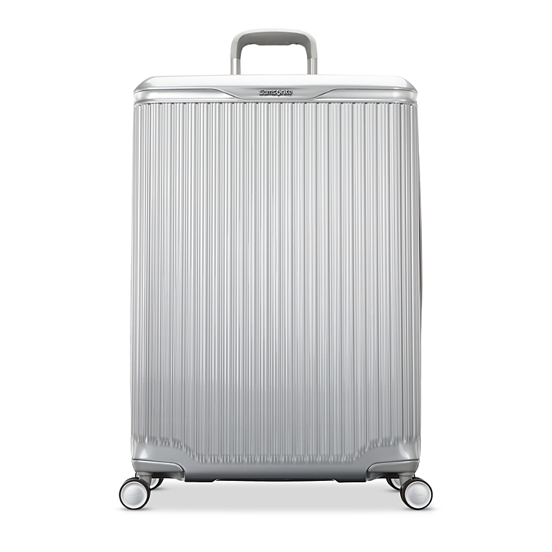Samsonite Silhouette 18 Hardside Large Spinner Suitcase In Metallic Silver