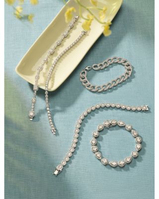 Diamond Chain Link Bracelet in 14K White Gold, 3.0 tcw 