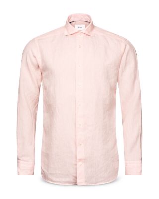 Slim Fit Solid Linen Shirt