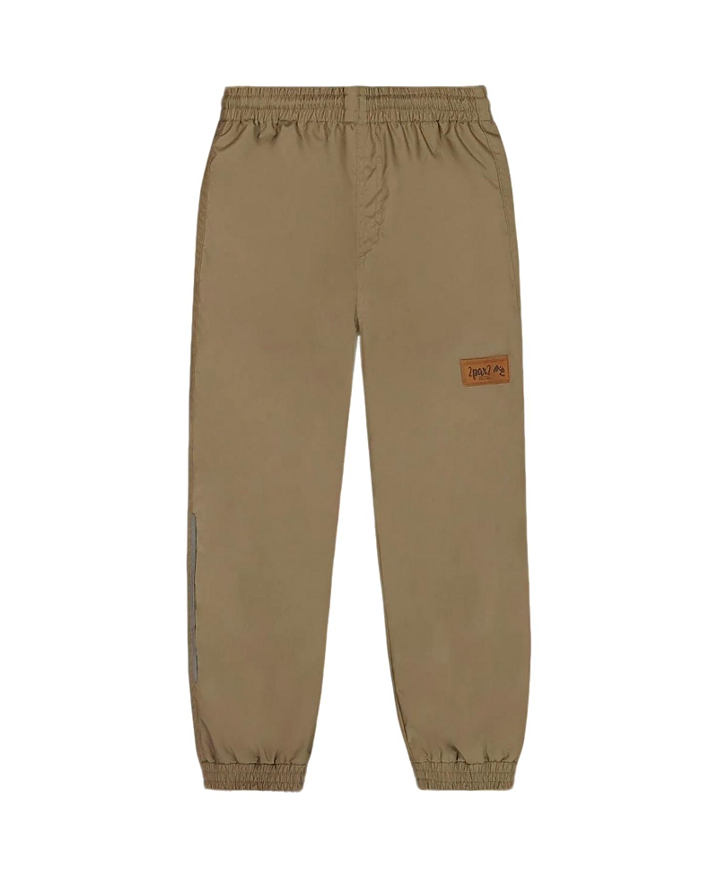Deux Par Deux Kids Unisex Splash Pants Taupe In Taupe