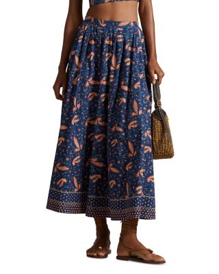 Ralph Lauren - Floral Cotton Poplin A-Line Skirt