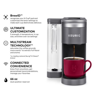K Supreme SMART Single Serve Coffee Maker with WiFi Compatibility