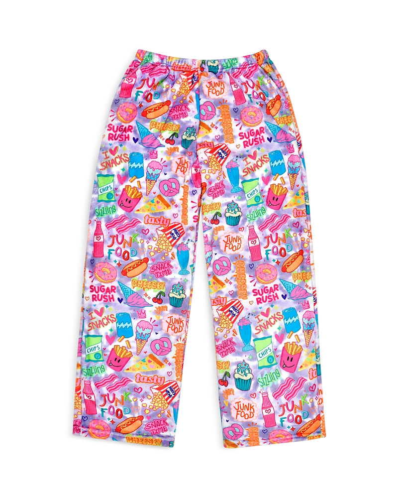 Shop Iscream Girls' Junkfood Plush Pants - Little Kid, Big Kid