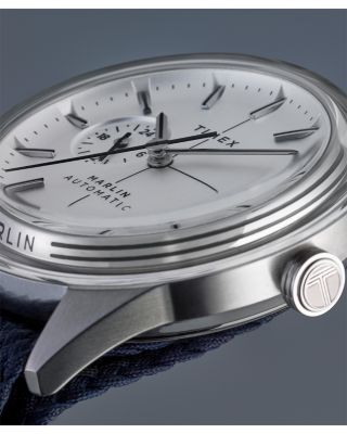 Marlin Jet Automatic Fabric Strap Watch, 38mm