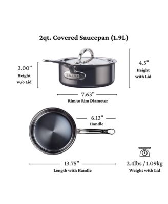 NanoBond&amp;reg; Molecular Titanium 2-Quart Saucepan with Lid
