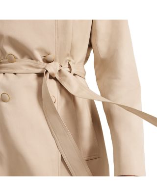 Cheryl Fitted Trench Button Up Jacket