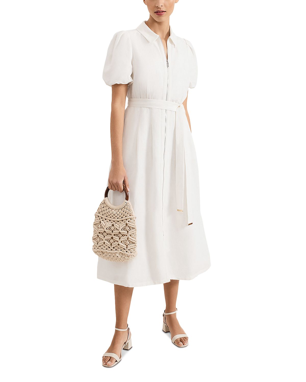 Phase Eight Carlotta Puffed Sleeve Dress
