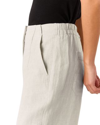 Petites Authentic High Rise Barrel Leg Jeans in Oatmeal 