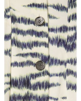 Feathered Tiger Midi Dress