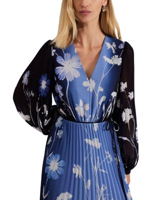 Annie Pleated Maxi Dress