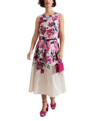 Celeste Floral Border Skirt