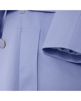 Cheryl Fitted Trench Button Up Jacket